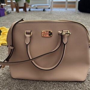Michael Kors Elegant Pink Beige Handbag